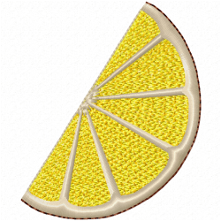 Lemons Embroidery Design 4